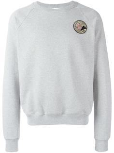 Never Say Never appliqué sweatshirt Saint Laurent