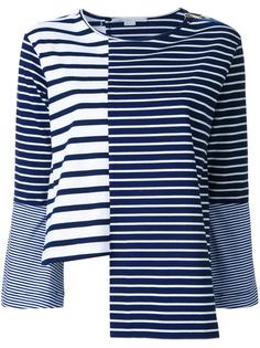 asymmetric striped top Stella McCartney