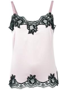 топ с кружевными вставками Dolce &amp; Gabbana Underwear