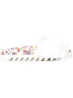 Rainbow embroiderd sandals Joshua Sanders