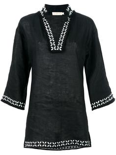 split neck tunic top Tory Burch