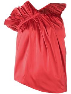 ruffle one-shoulder top Marques'almeida