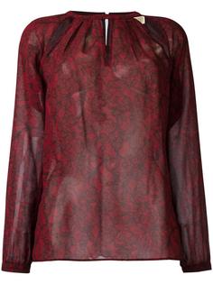 блузка с декоративными вырезами Michael Michael Kors