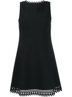 sleeveless laser-cut dress Alaïa