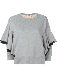 ruffle sleeve sweatshirt Nº21