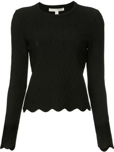 блузка с фестончатым подолом Jonathan Simkhai