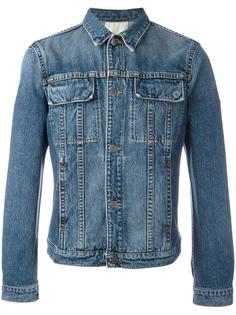 flap pockets denim jacket Helmut Lang