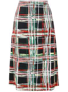 check print skirt Marni
