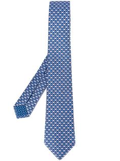 crab print tie Bulgari