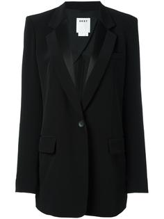 single button blazer DKNY