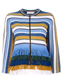 fringed jacket Tory Burch