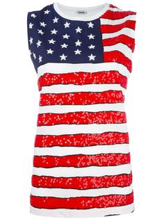 american flag print tank P.A.R.O.S.H.