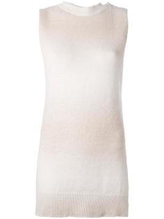 high neck knitted tank Lamberto Losani