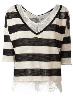 lace detailing striped jumper Twin-Set