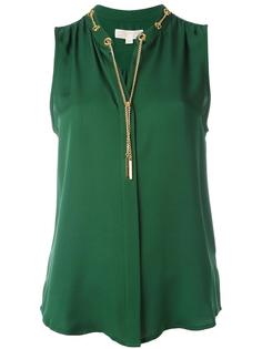 chain collar blouse Michael Michael Kors