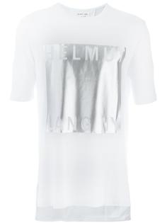film print T-shirt Helmut Lang