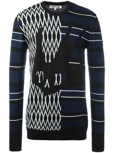 swallow skull intarsia sweater McQ Alexander McQueen