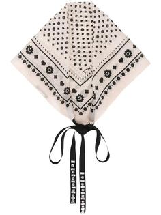 multi print embellished scarf Twin-Set