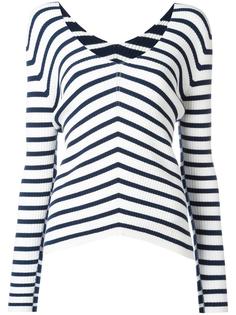 V-neck striped jumper Twin-Set