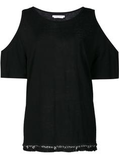 блузка с вырезами на плечах Derek Lam 10 Crosby
