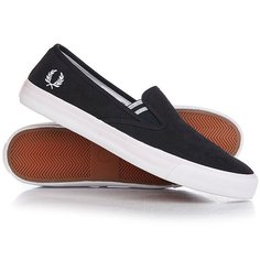 Слипоны Fred Perry Turner Slip On Brushed Cotton Navy