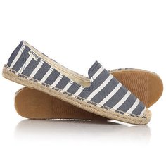 Эспадрильи женские Soludos Smoking Slipper Light Navy/White