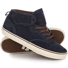 Кеды кроссовки высокие Globe Motley Mid Navy/Brown