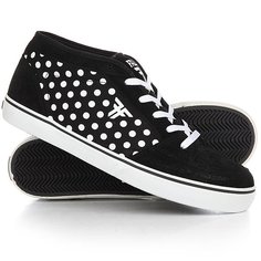 Кеды кроссовки высокие Fallen Ranger Blk/Wht/Polka Dots