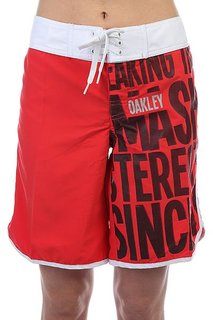 Шорты пляжные женские Oakley Flip Top Boardie Cherry Red