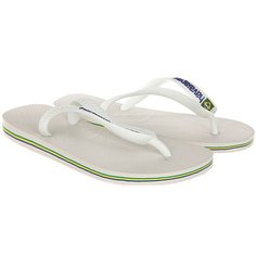 Вьетнамки Havaianas Brasil Logo Real White