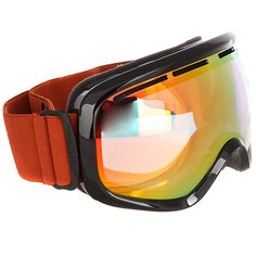 Маска для сноуборда Von Zipper Skylab Black Gloss/Clear Chrome Orange