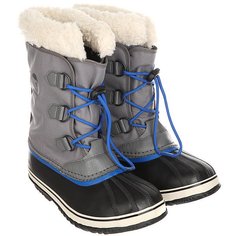 Сапоги зимние детские Sorel Yoot Pac Nylon City An Grey