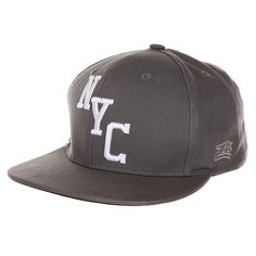 Бейсболка с прямым козырьком Zoo York Bronson True Smoulder