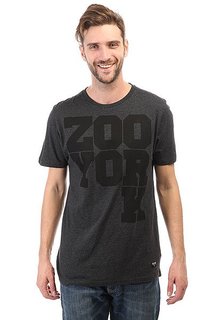 Футболка Zoo York Drop K Tee Med Dark Gr Htr