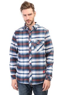 Рубашка в клетку Skills Check Shirt White/Blue