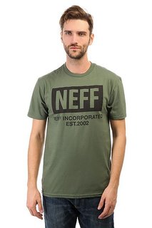 Футболка Neff New World Olive