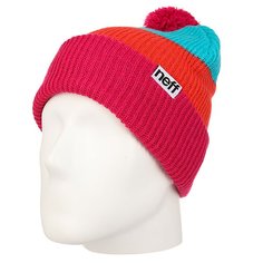 Шапка Neff Snappy Beanie Pink/Orange/Teal