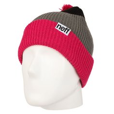 Шапка Neff Snappy Beanie Magenta/Grey/Black