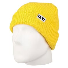 Шапка Neff Fold Beanie Neon Yellow