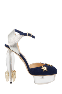 Бархатные туфли Fly Me To The Moon Charlotte Olympia