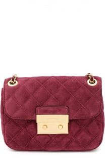 Замшевая сумка Sloan с прострочкой Michael Michael Kors