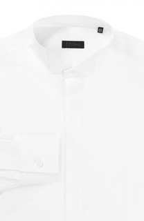 Хлопковая сорочка с воротником бабочка Z Zegna