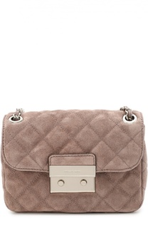 Замшевая сумка Sloan с прострочкой Michael Michael Kors