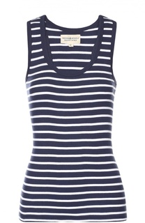 Хлопковый топ без рукавов в полоску Denim&Supply by Ralph Lauren