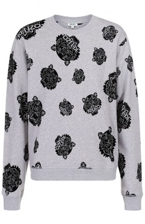 Хлопковый свитшот с принтом Kenzo