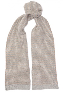 Кашемировый шарф фактурной вязки Johnstons Of Elgin