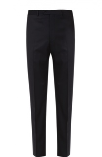 Шерстяные брюки прямого кроя Armani Collezioni