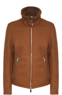 Утепленная крутка на молнии с воротником-стойкой Armani Jeans