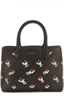 Сумка-тоут Embellished Tulip Gotham с принтом и стразами Marc Jacobs