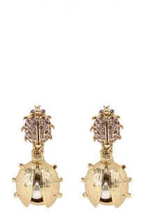 Серьги с кристаллами Swarovski Oscar de la Renta